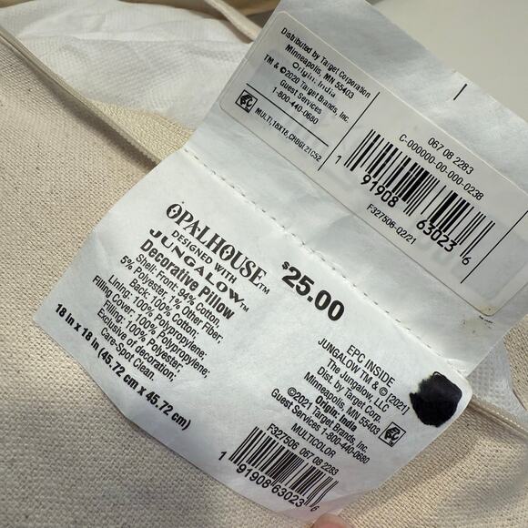 SET of 2 Opalhouse Jungalow pumpkin fall harvest decorative pillow knitted - Picture 8 of 14